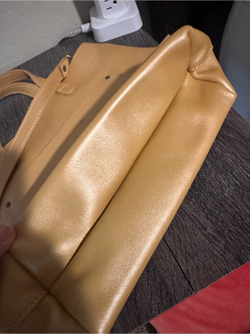 PLG Champagne Medium Crossbody Tote - Picture 3 of 6